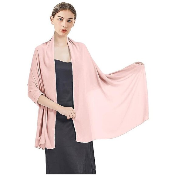 Shawl Wraps Scarves for Formal Evening Party Dress J-light Pink - Picture 3 of 6